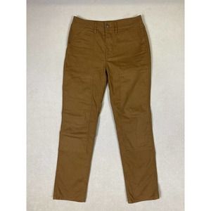 REI CO OP Mens‎ 6 Chino Pants Brown Pockets Stretch Mid Rise